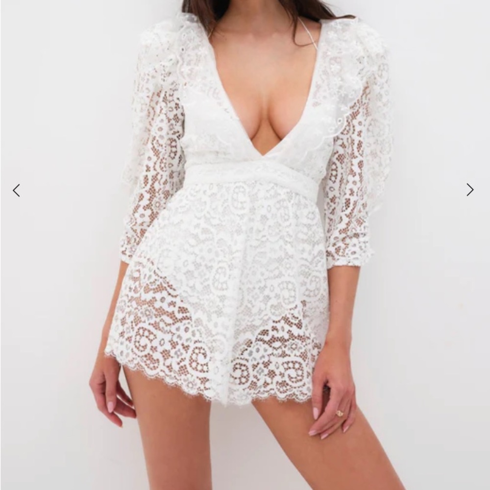 For Love and Lemons Santo Romper